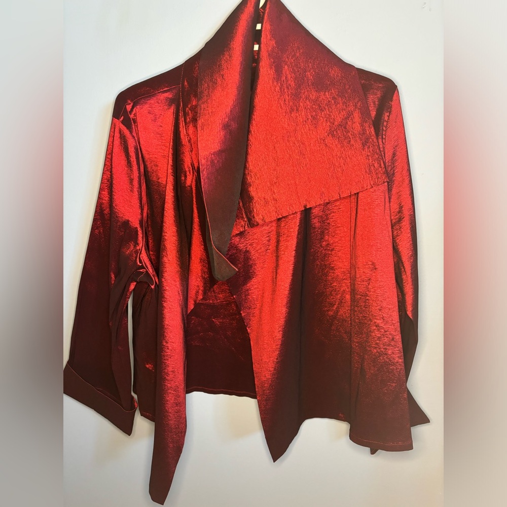 Red shimmer Jacket Marla Wynne